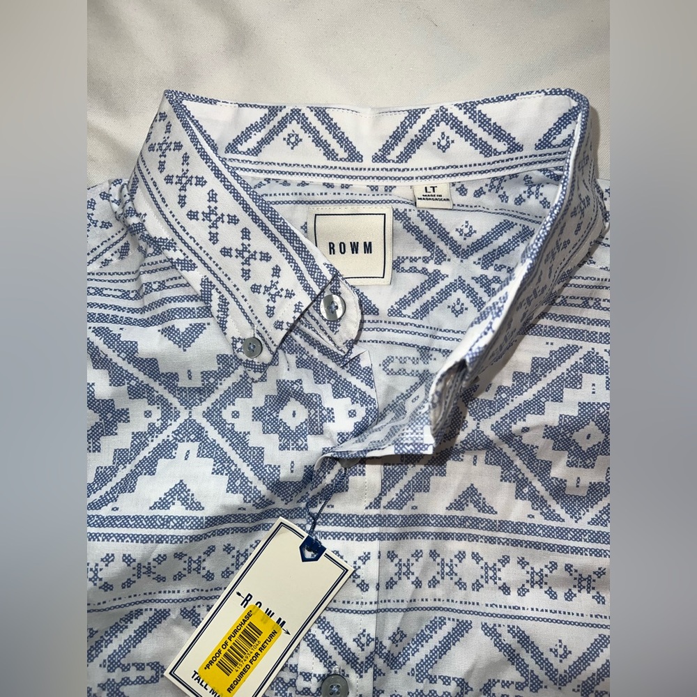 ROWM men’s dress shirt